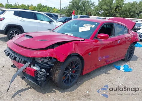 2016 Dodge Charger Srt Hellcat из США, поврежденный, VIN 2C3CDXL9XGH120967